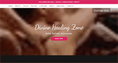 Desktop Screenshot of divinehealingzone.com